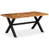 Rustika Rowe -  Dining Table Solid Acacia and Mango Wood 180x90x76 cm